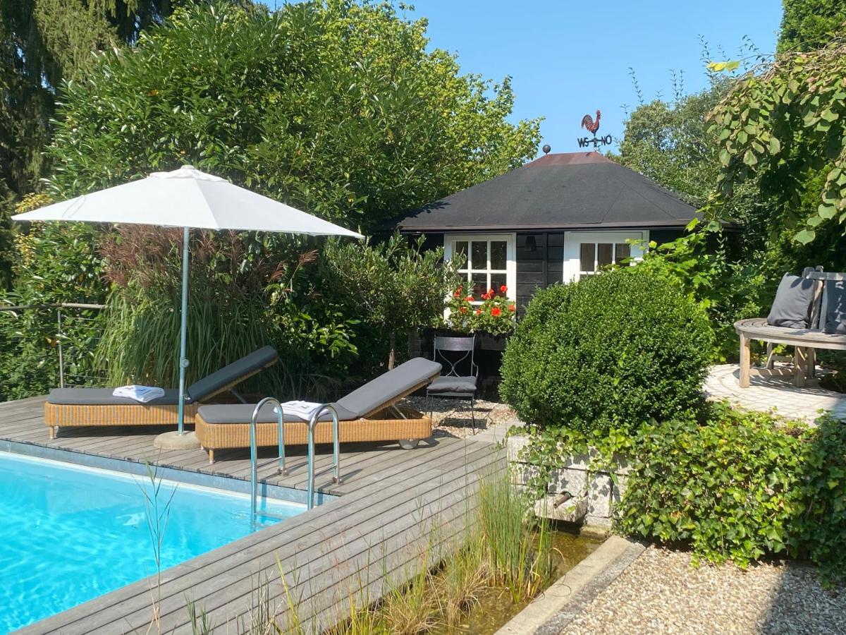 Landhaus Am Plattenbichl - Luxus Apartment Mit Privat-Pool Und Sauna - Im Sommer Bergbahn Inklusive Оберстдорф Экстерьер фото