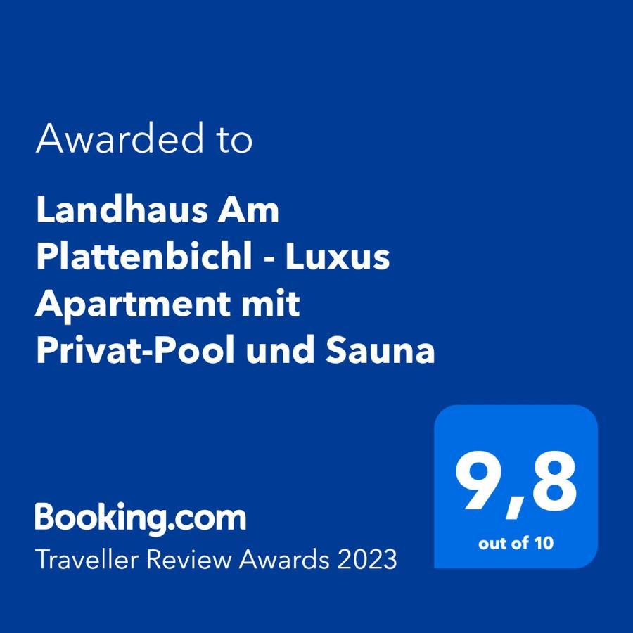 Landhaus Am Plattenbichl - Luxus Apartment Mit Privat-Pool Und Sauna - Im Sommer Bergbahn Inklusive Оберстдорф Экстерьер фото